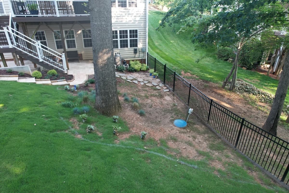 Before — Mulch Job