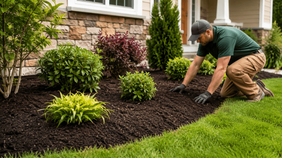 Mulch Installation project 1